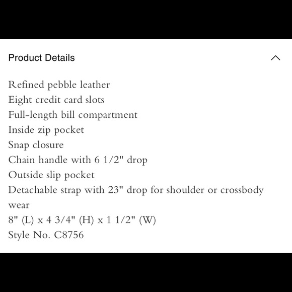 COACH Anna Foldover Clutch Crossbody With Chain - Picture 6 of 9